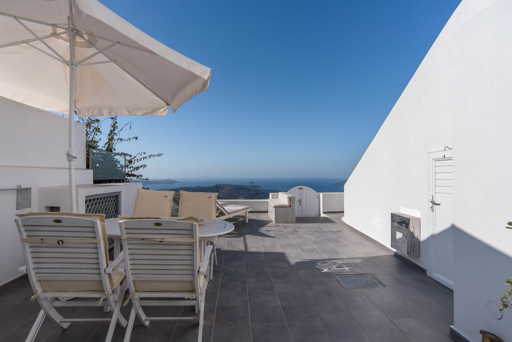 Karpimo Horizon - Caldera View With Private Hot Tub Villa Firostefani Exteriör bild