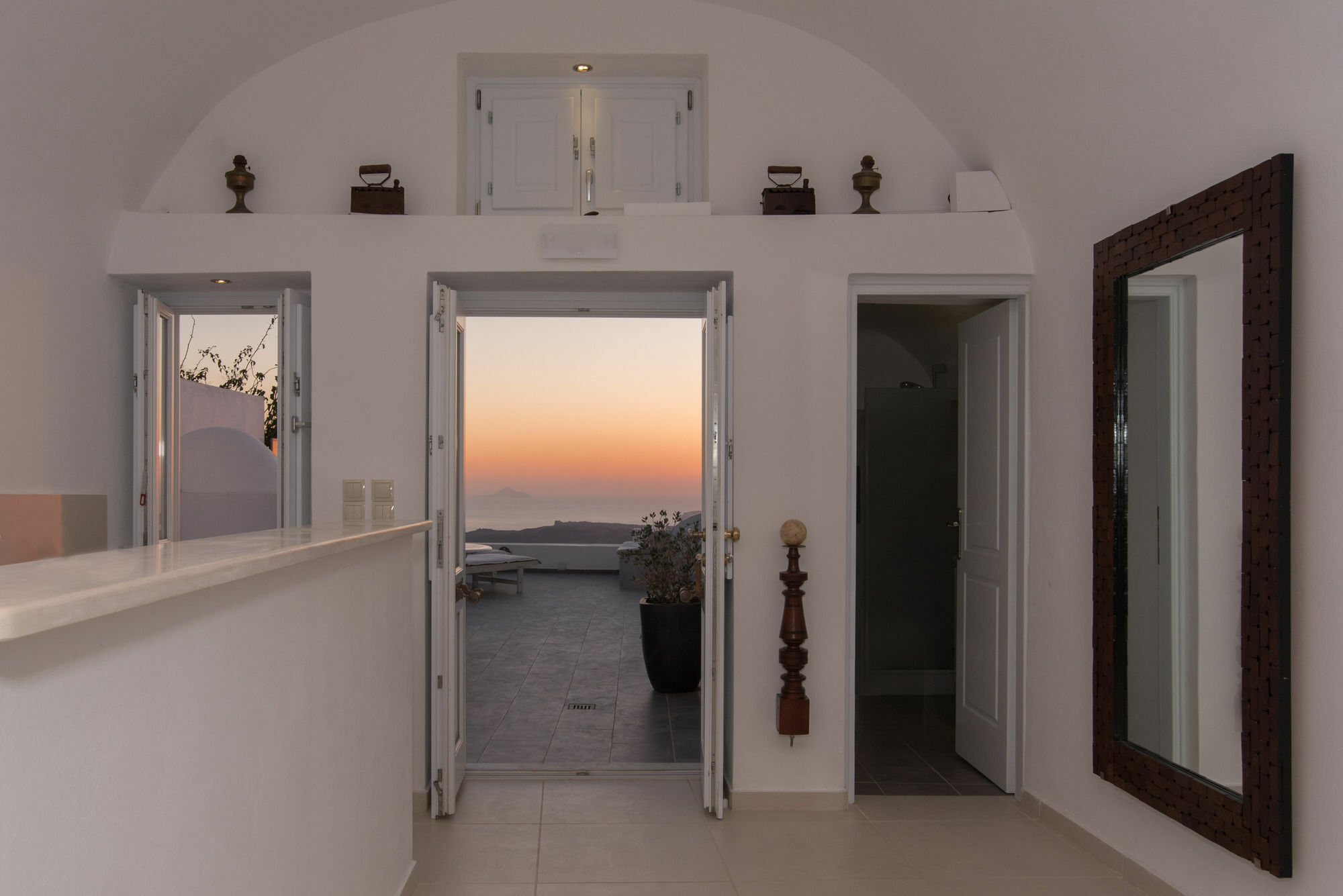 Karpimo Horizon - Caldera View With Private Hot Tub Villa Firostefani Exteriör bild